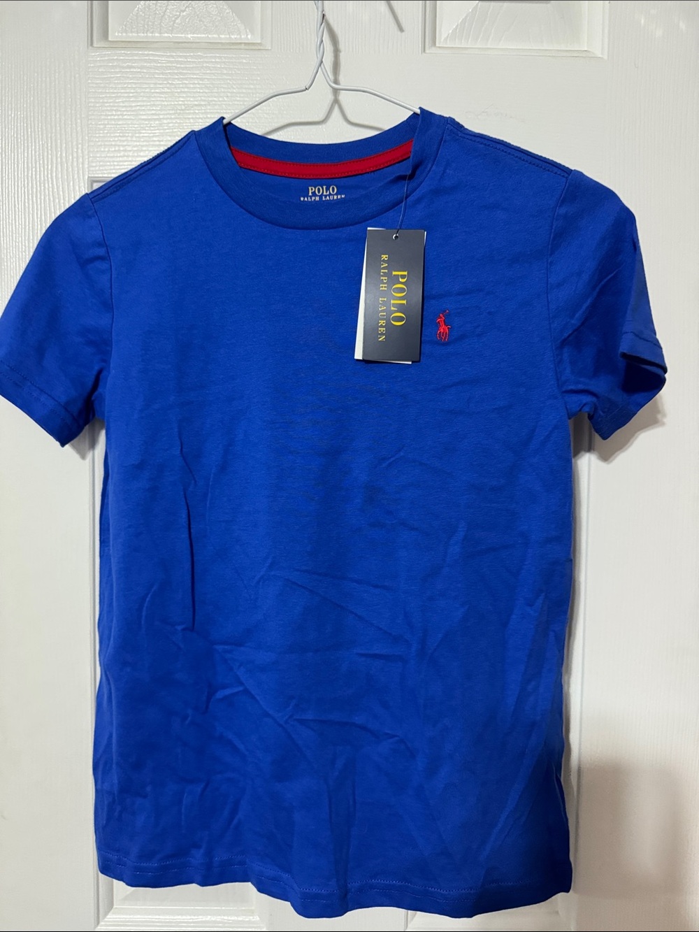 Polo by Ralph Lauren Royal Blue Short Sleeve Tee with Red Pony